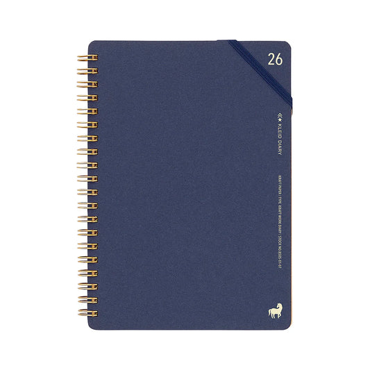 Kleid 2026 Kraft Work Diary B6 - Navy