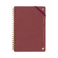 Kleid 2026 Kraft Work Diary B6 - Burgundy