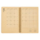 Kleid 2026 Kraft Work Diary B6 - Burgundy