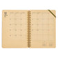 Kleid 2026 Kraft Work Diary B6 - Burgundy