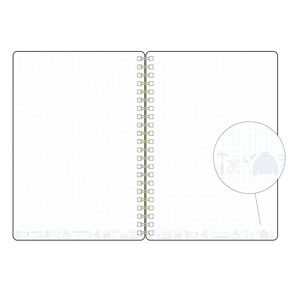 Kleid 2026 Eric x Kleid Ring Diary B6 - White