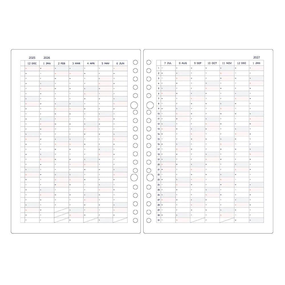 Kleid 2026 Eric x Kleid Loose Leaf Diary A5 - White