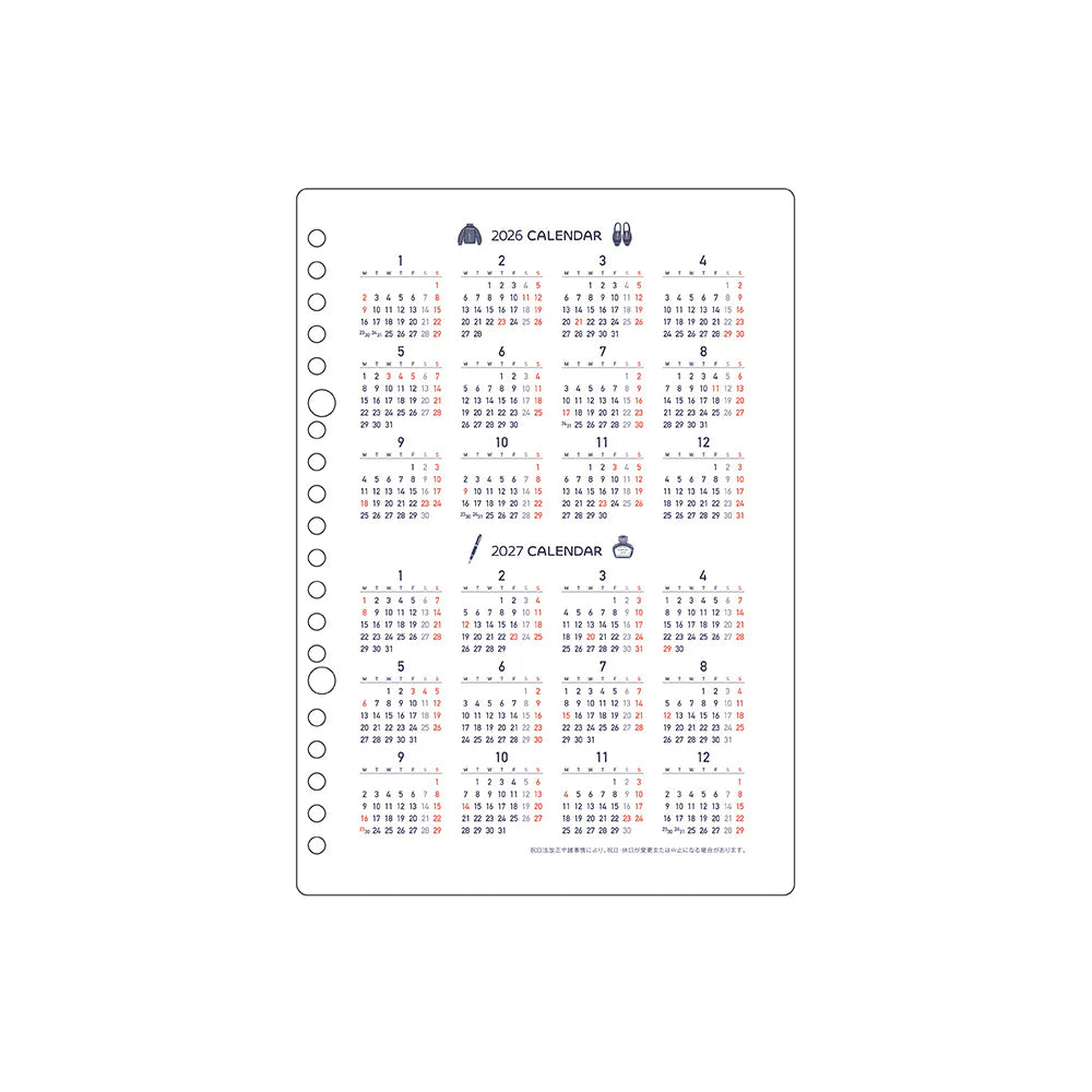 Kleid 2026 Eric x Kleid Loose Leaf Diary A5 - White