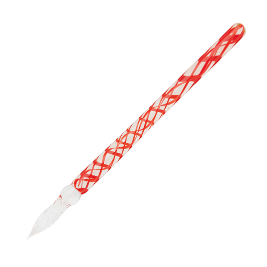 J. Herbin Glass Pen - Rouge Caroubier (Straight)