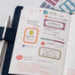 Hobonichi TSUKI no IRO Sticker Set - Schedule