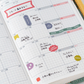 Hobonichi TSUKI no IRO Sticker Set - Schedule