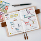 Hobonichi TSUKI no IRO Sticker Set - Schedule