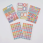 Hobonichi TSUKI no IRO Sticker Set - Schedule