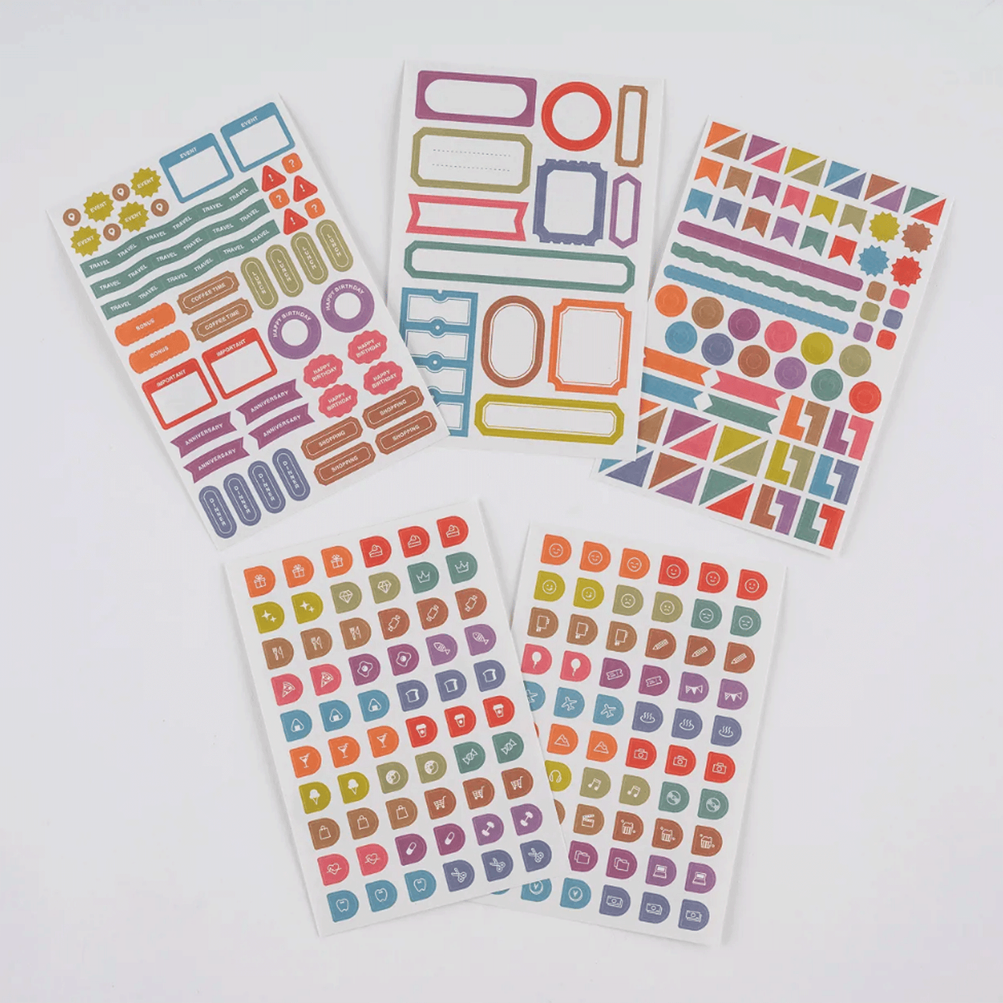 Hobonichi TSUKI no IRO Sticker Set - Schedule
