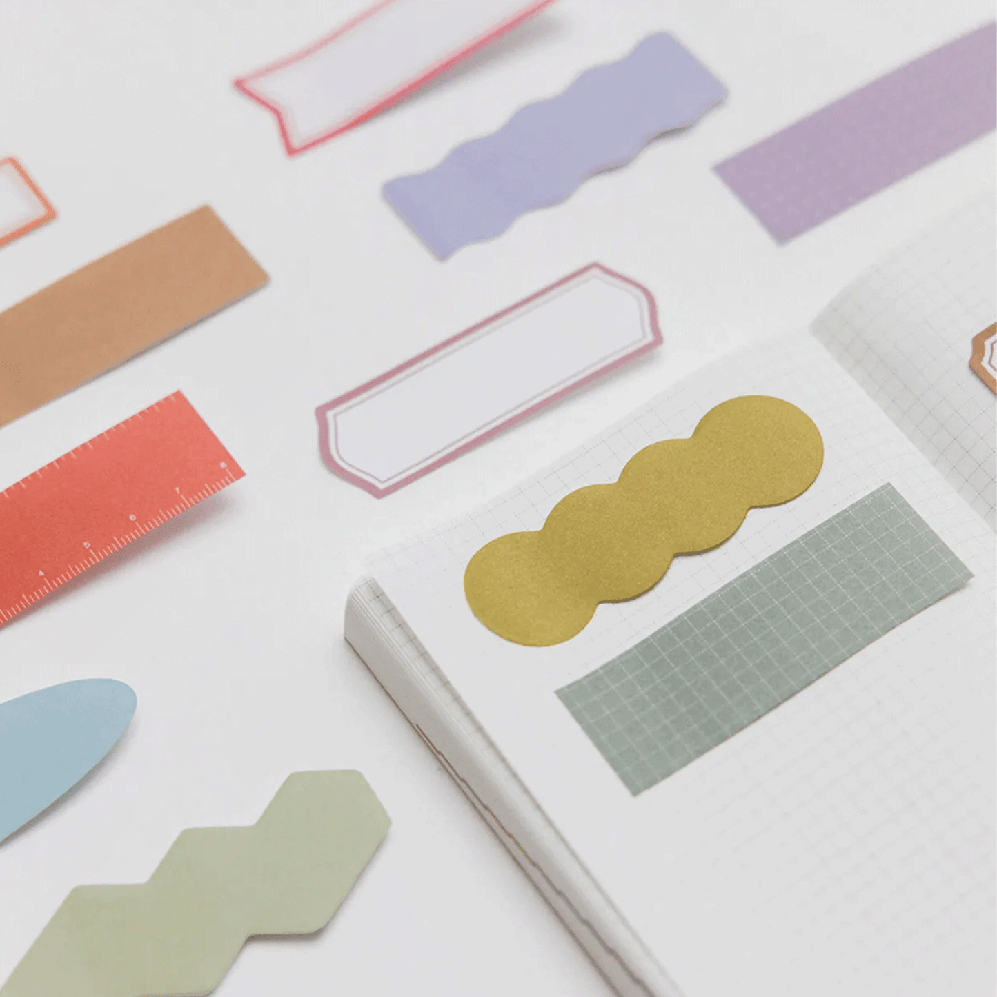 Hobonichi TSUKI no IRO Sticky Notes - Shape