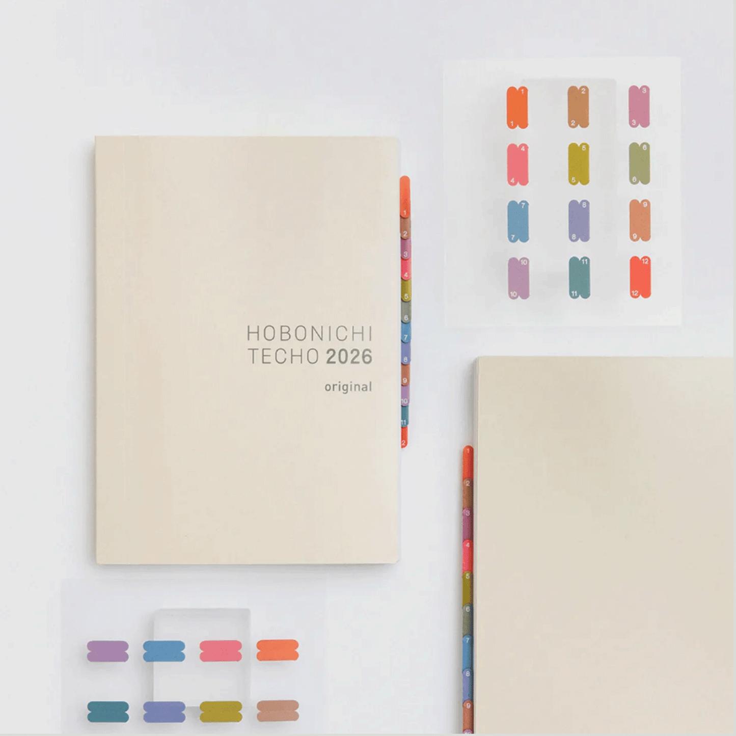 Hobonichi TSUKI no IRO Index Stickers