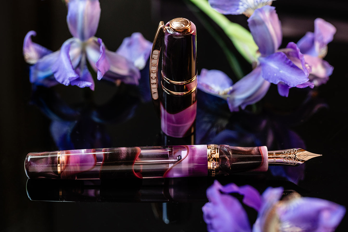 Visconti Homo Sapiens Iris Garden Fountain Pen (Limited Edition)