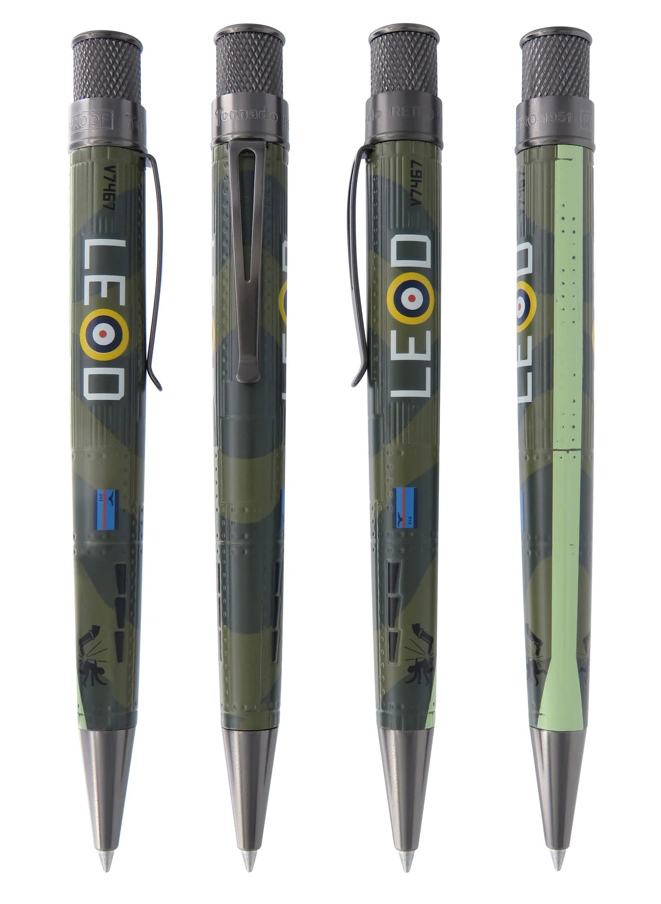 Retro 51 Collection Tornado Rollerball - Hurricane (Mann Inc Exclusive) - Open Tube