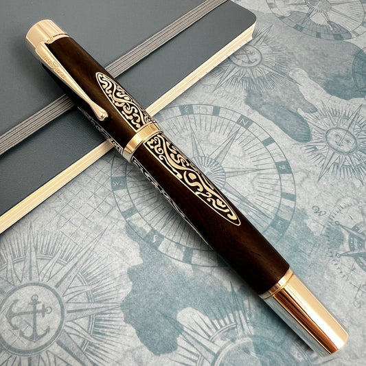 Pre-Owned Montblanc Alexander von Humboldt Fountain Pen 18K M