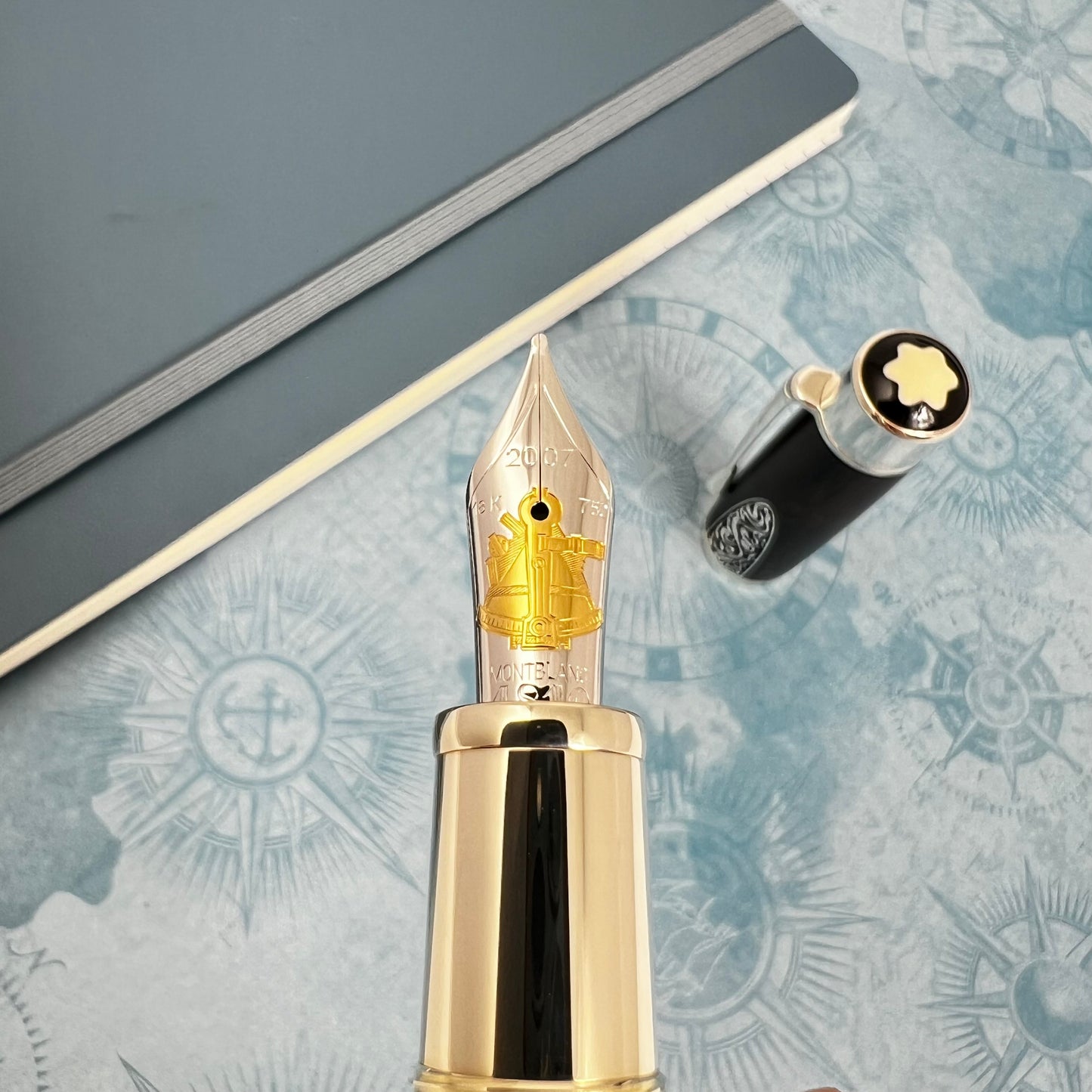 Pre-Owned Montblanc Alexander von Humboldt Fountain Pen 18K M