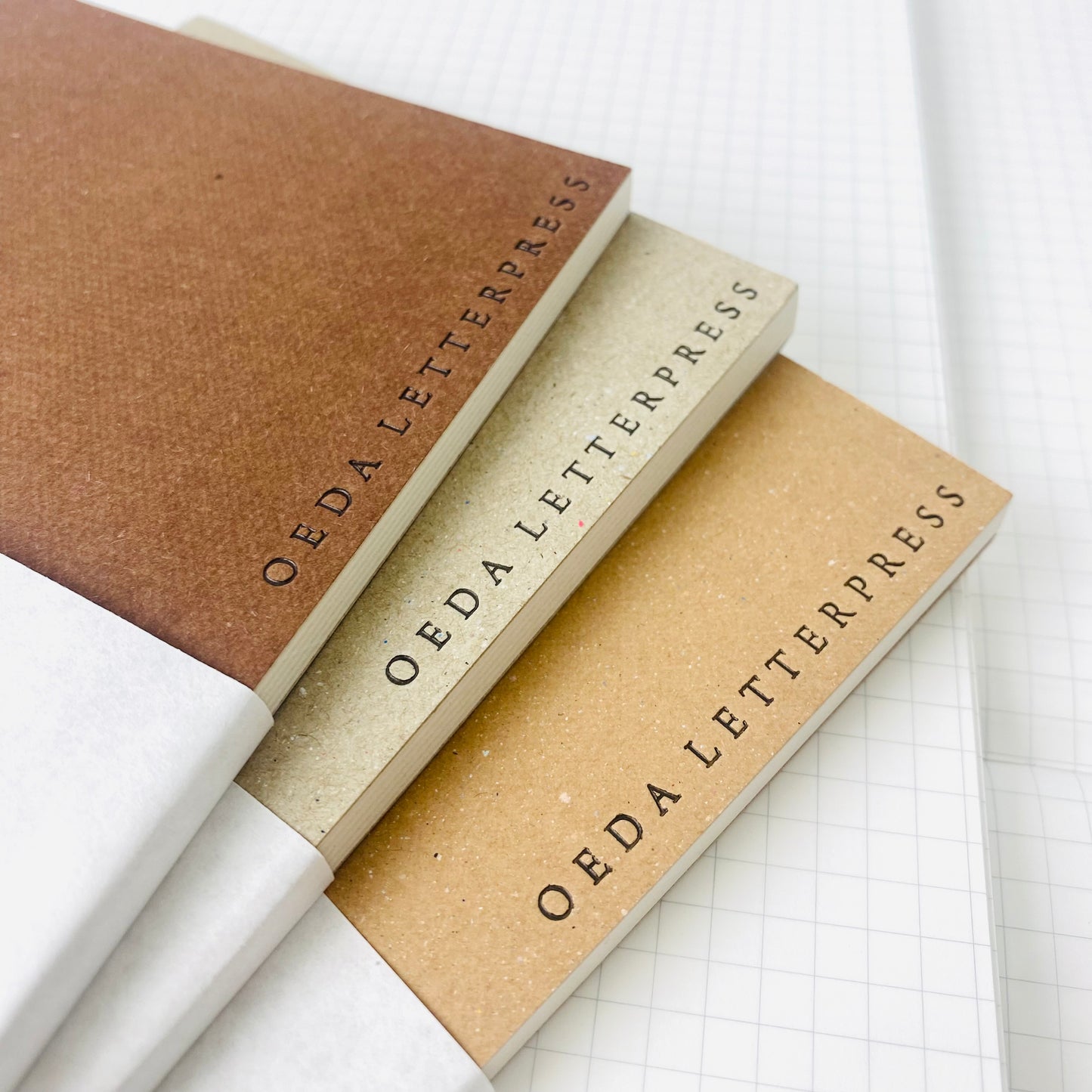 Oeda Letterpress 2 Paper Notebook Craft