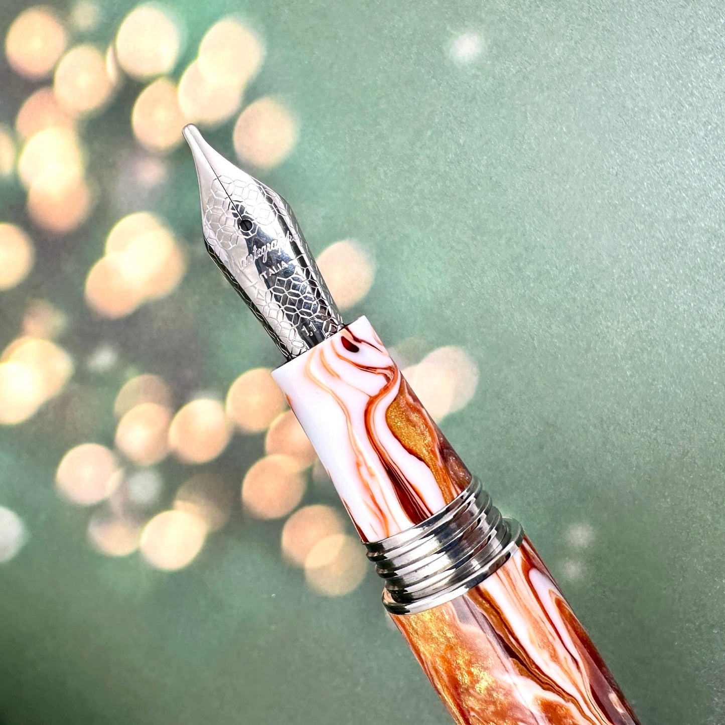 Montegrappa Elmo Fountain Pen - Brown Sugar Milk (Dromgoole's Exclusive)