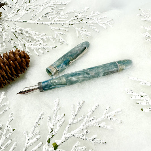 Omas Ogiva Fountain Pen - Shimmering Arctic (Dromgoole's Exclusive) (Special Edition)