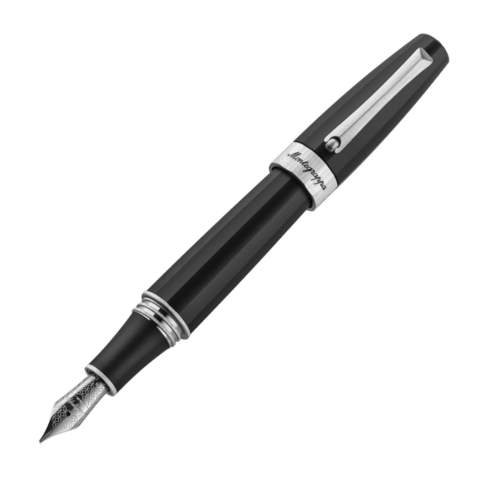 Montegrappa Magnifica Fountain Pen - Satin Stainless Steel (Open Edition)