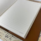 Orom Leather Refillable Journal - Camel (7.25x9.25)