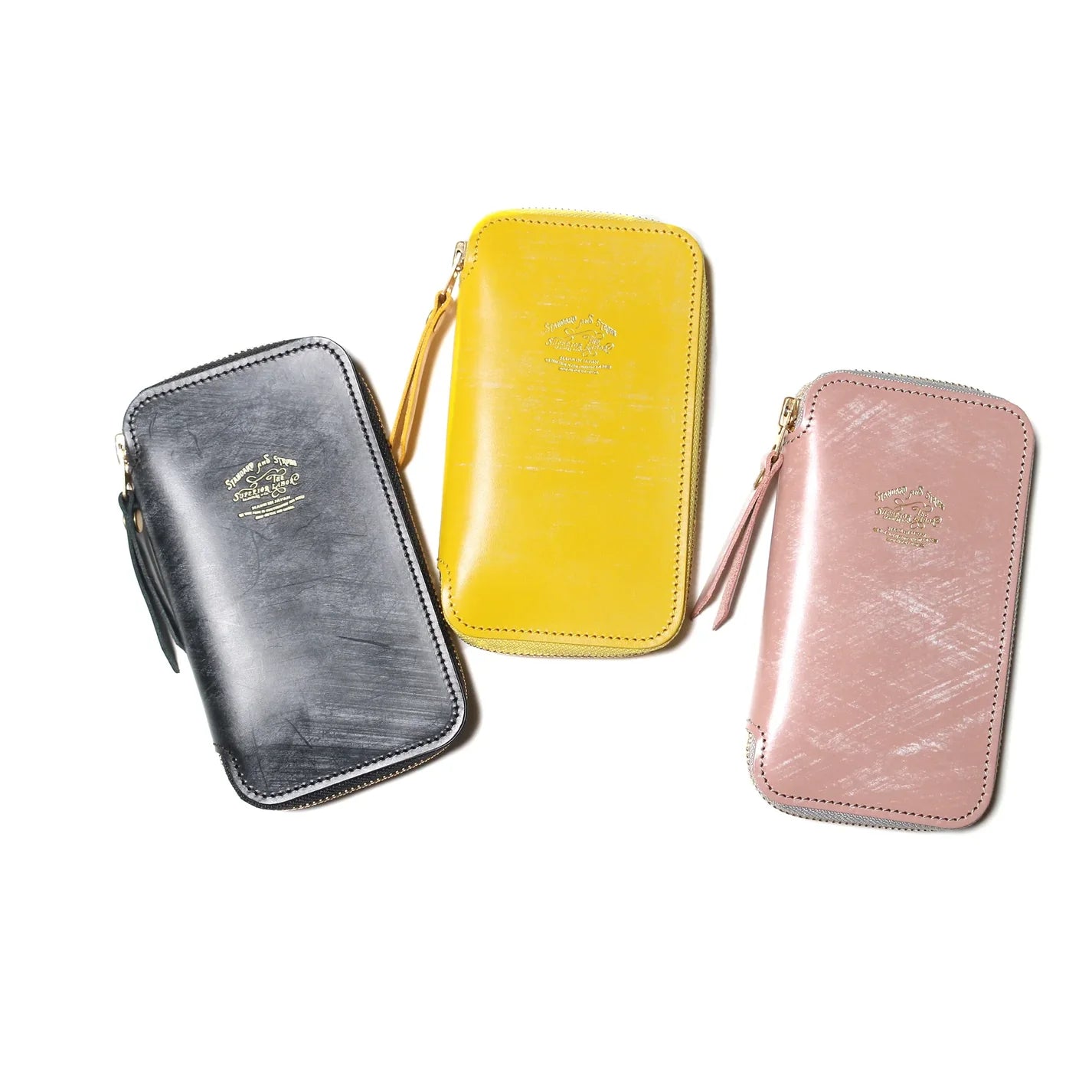 The Superior Labor Bridle Leather Zip Pen Case - Yellow