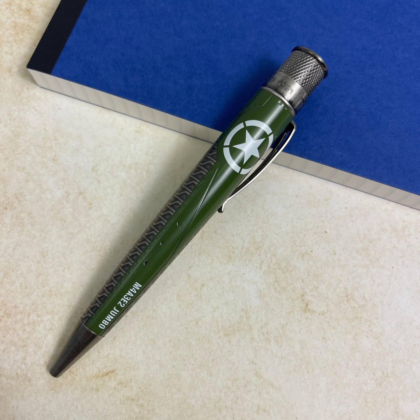 Retro 51 Collection Big Shot Rollerball - Sherman Tankl - Open Tube