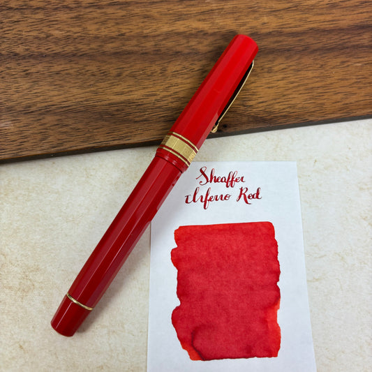 Pre-Owned Omas Dama Fountain Pen Red Medium