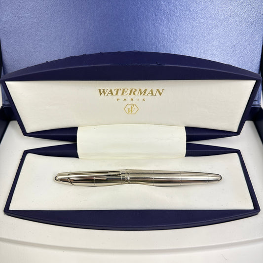Pre-Owned Waterman Edson Sterling Silver Fountain Pen - Fine (Limited Edition)