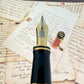 Pre-Owned Parker Duofold International Big Red (Orange) Fountain Pen 18K M