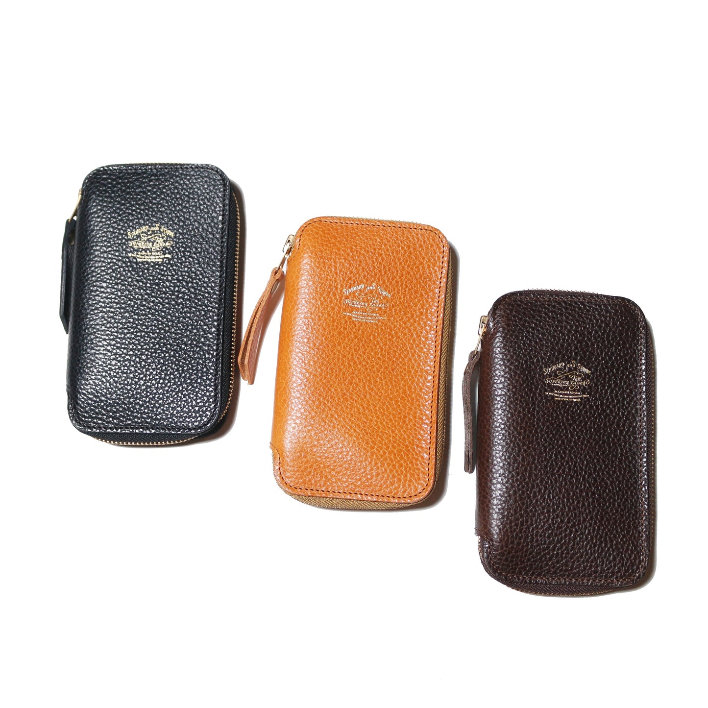 The Superior Labor Toscana Leather Zip Pen Case - Camel