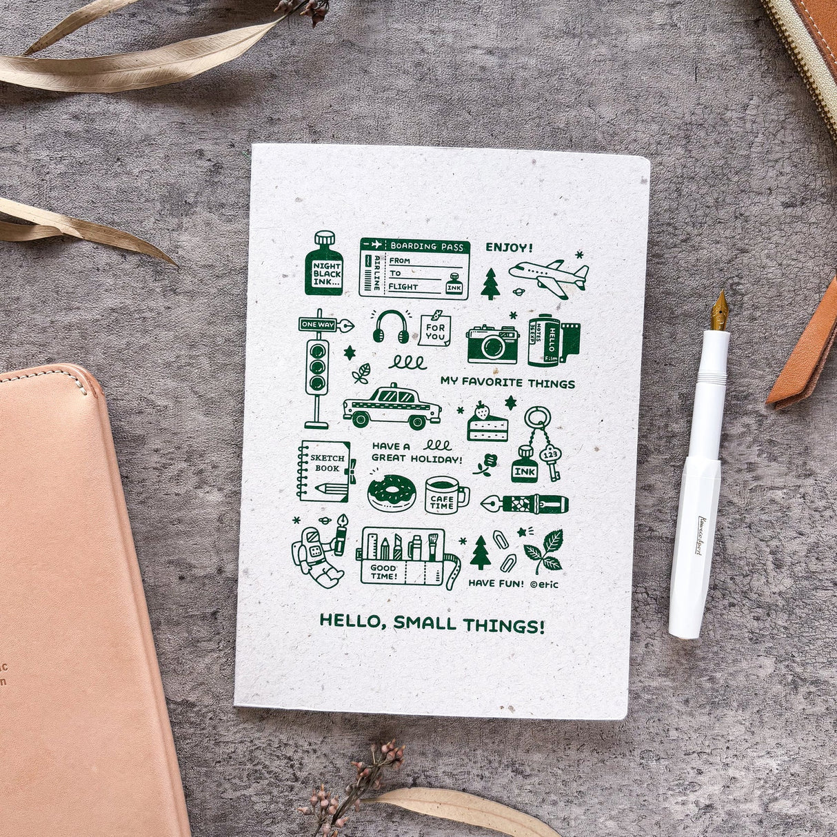 Yoshikawa Paper x Eric x CTFJ A5 Notebook - wakami sutenai (Houston Exclusive)