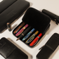 Visconti Classic Leather 2 Pen Pouch - Black