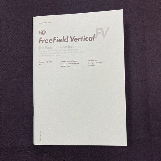 Luddite A5 FreeField Vertical Planner - The Function Notebook (Mint - Undated)
