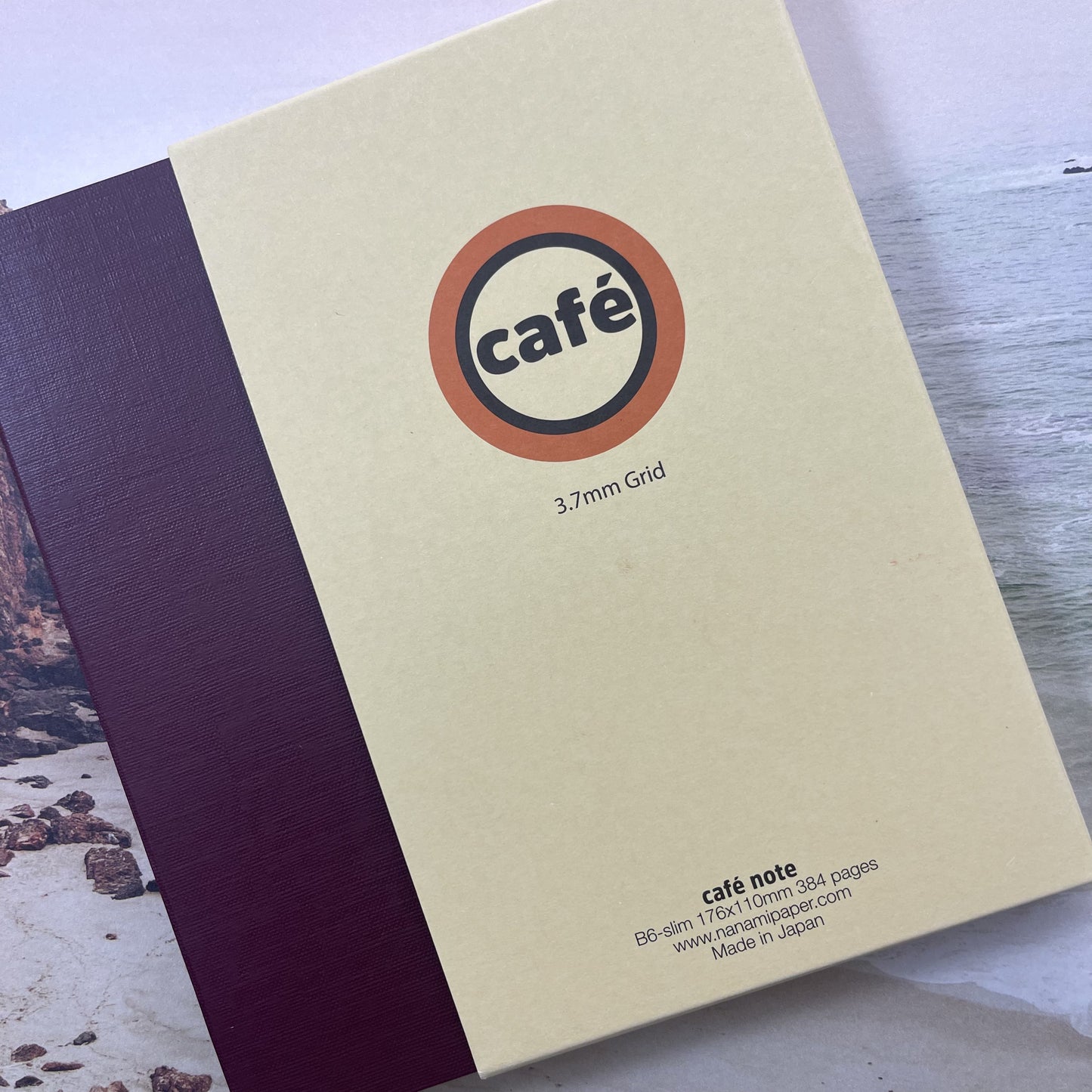 Nanami Paper Tomoe River Cafe Note B6 Slim - Grid (3.7mm)