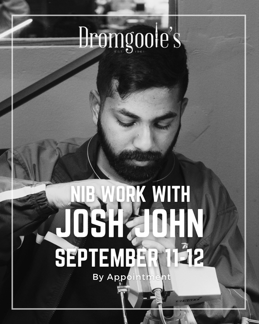Josh John Nib Grinding Event September 11 - 12