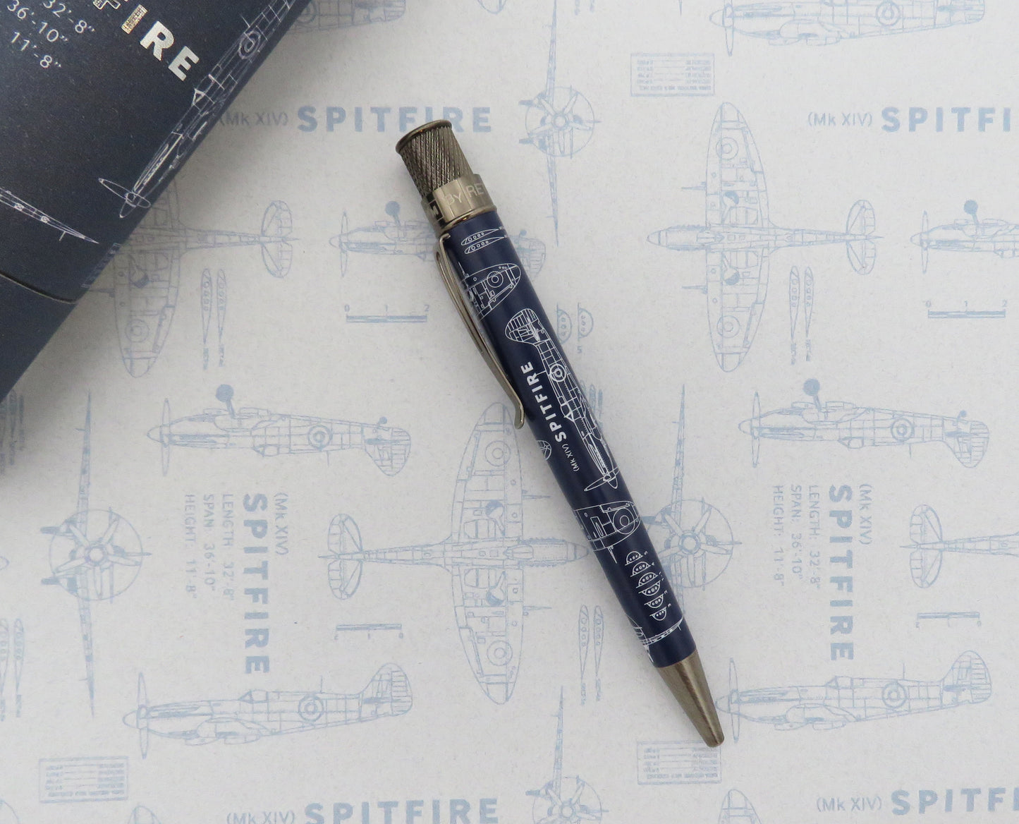Retro 51 Tornado Rollerball - Spitfire Blueprint (Imperial War Museum)