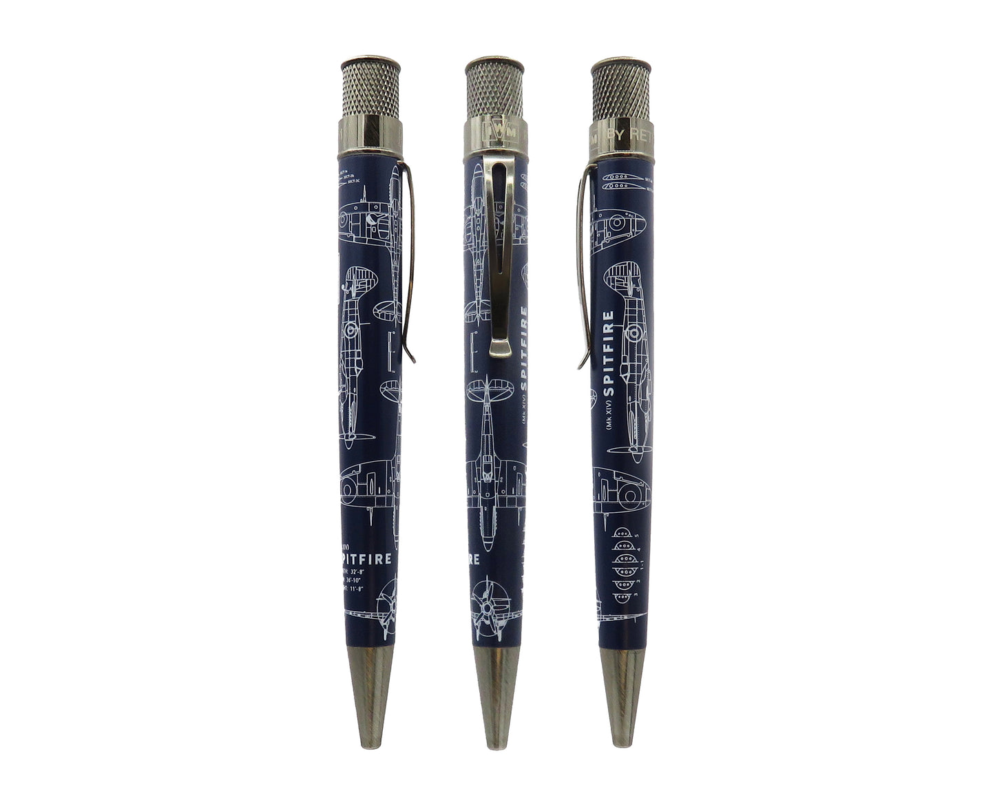 Retro 51 Tornado Rollerball - Spitfire Blueprint (Imperial War Museum)