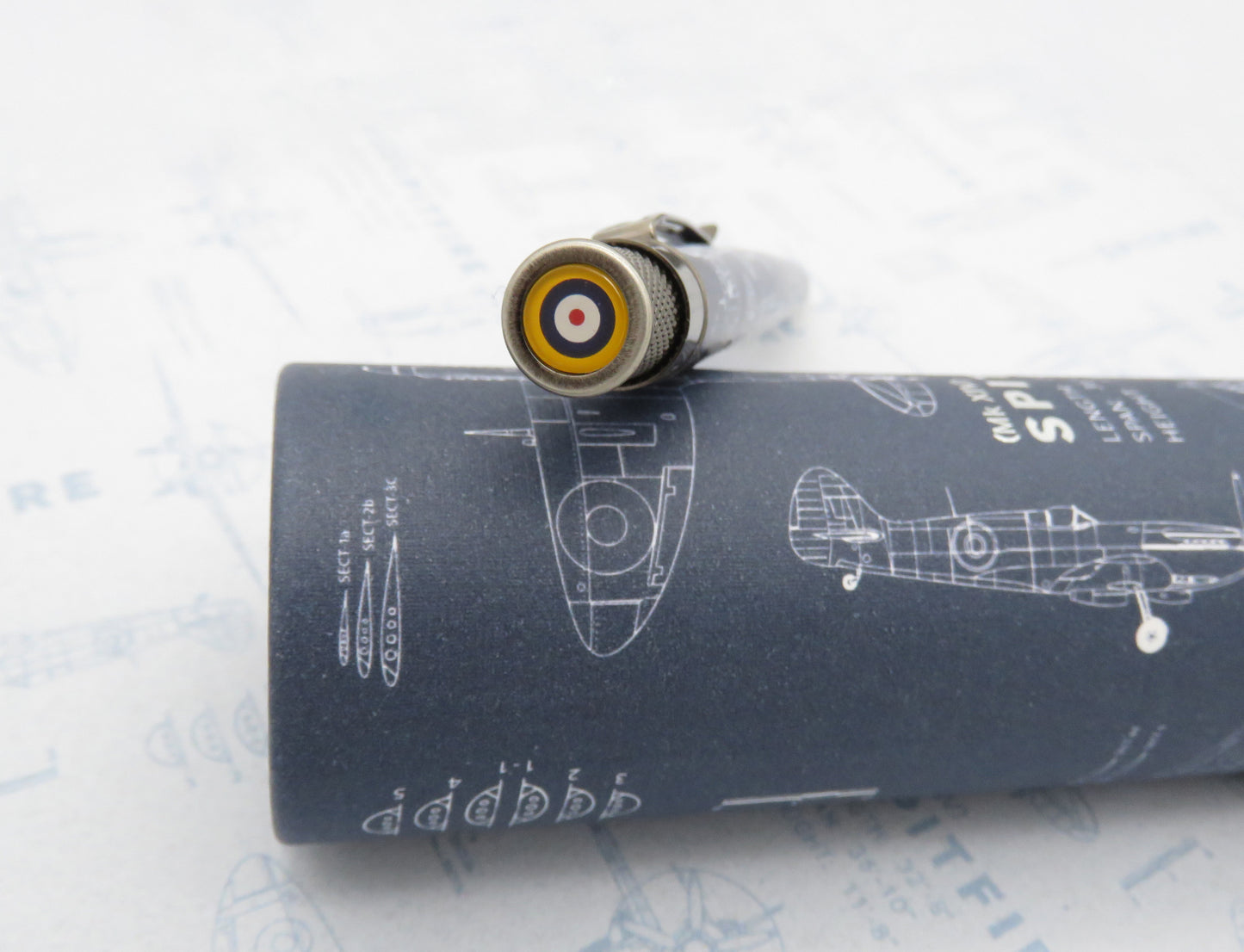 Retro 51 Tornado Rollerball - Spitfire Blueprint (Imperial War Museum)