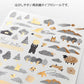 Midori Yuru Log Stickers - Camouflage Forest (1 sheet)