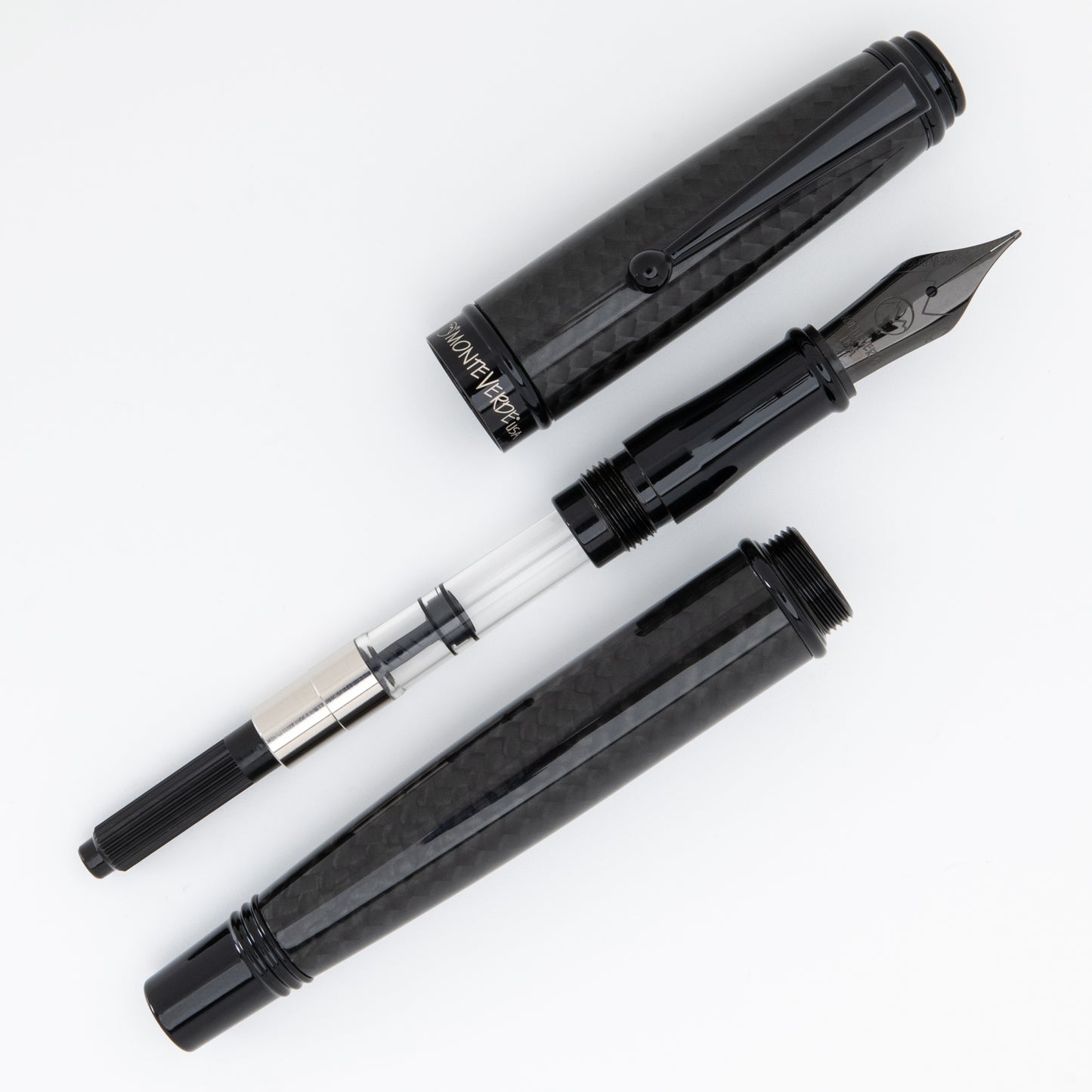 Monteverde Invincia Deluxe Fountain Pen - Black