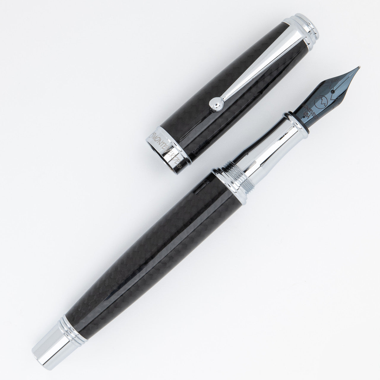 Monteverde Invincia Deluxe Fountain Pen - Chrome