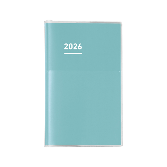 Kokuyo Jibun 2026 Mini Techo Diary - Green (B6 Slim)