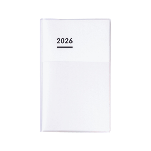 Kokuyo Jibun 2026 Mini Techo Diary - White (B6 Slim)