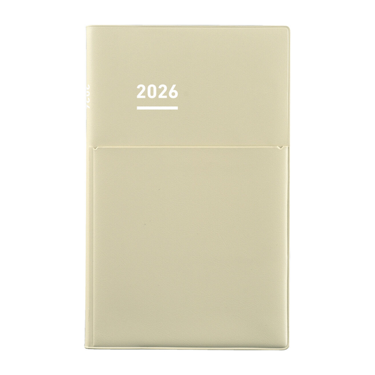 Kokuyo Jibun 2026 Techo Biz Planner - Beige (A5 Slim)