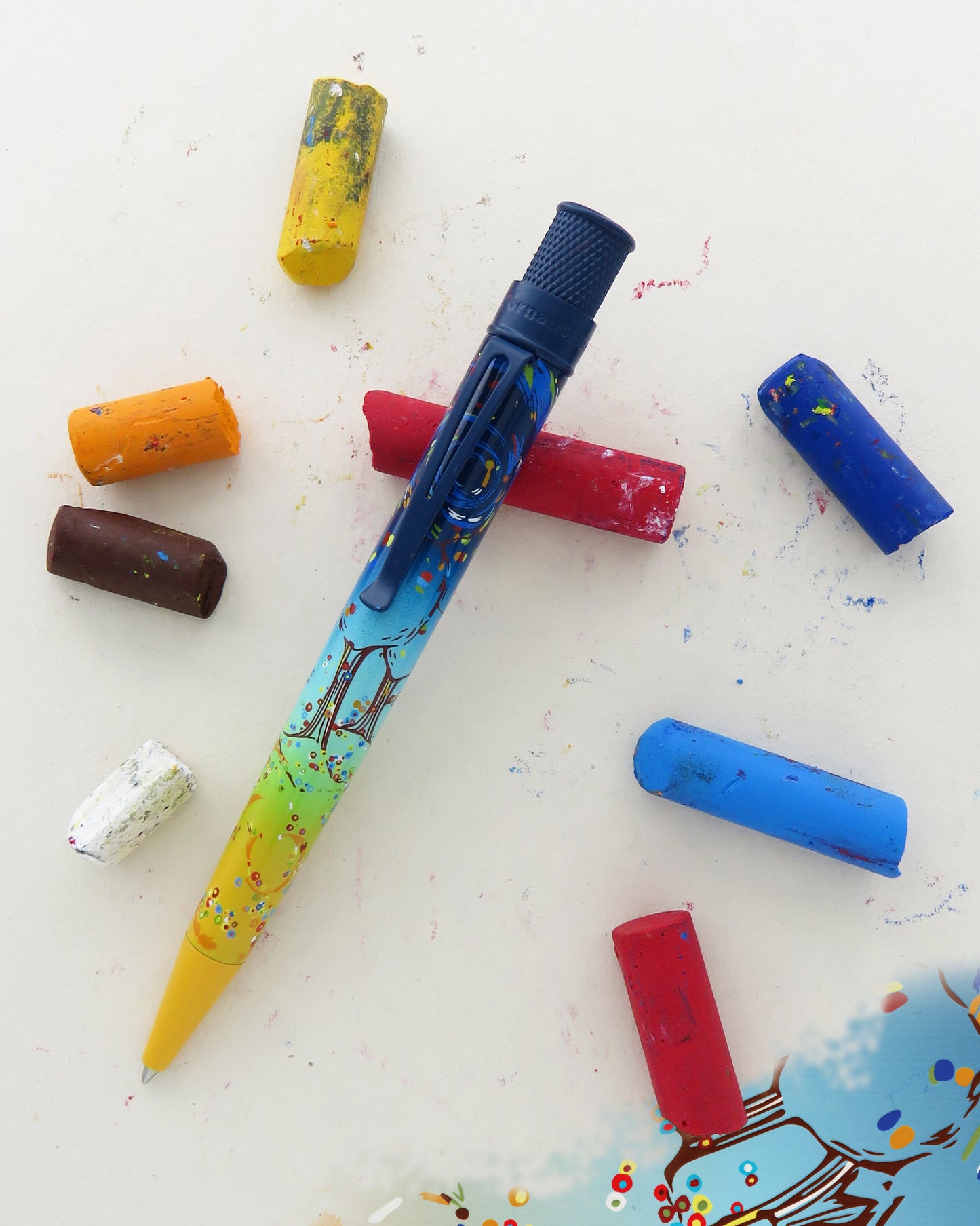 Retro 51 Collection Tornado Popper Rollerball - Day & Night