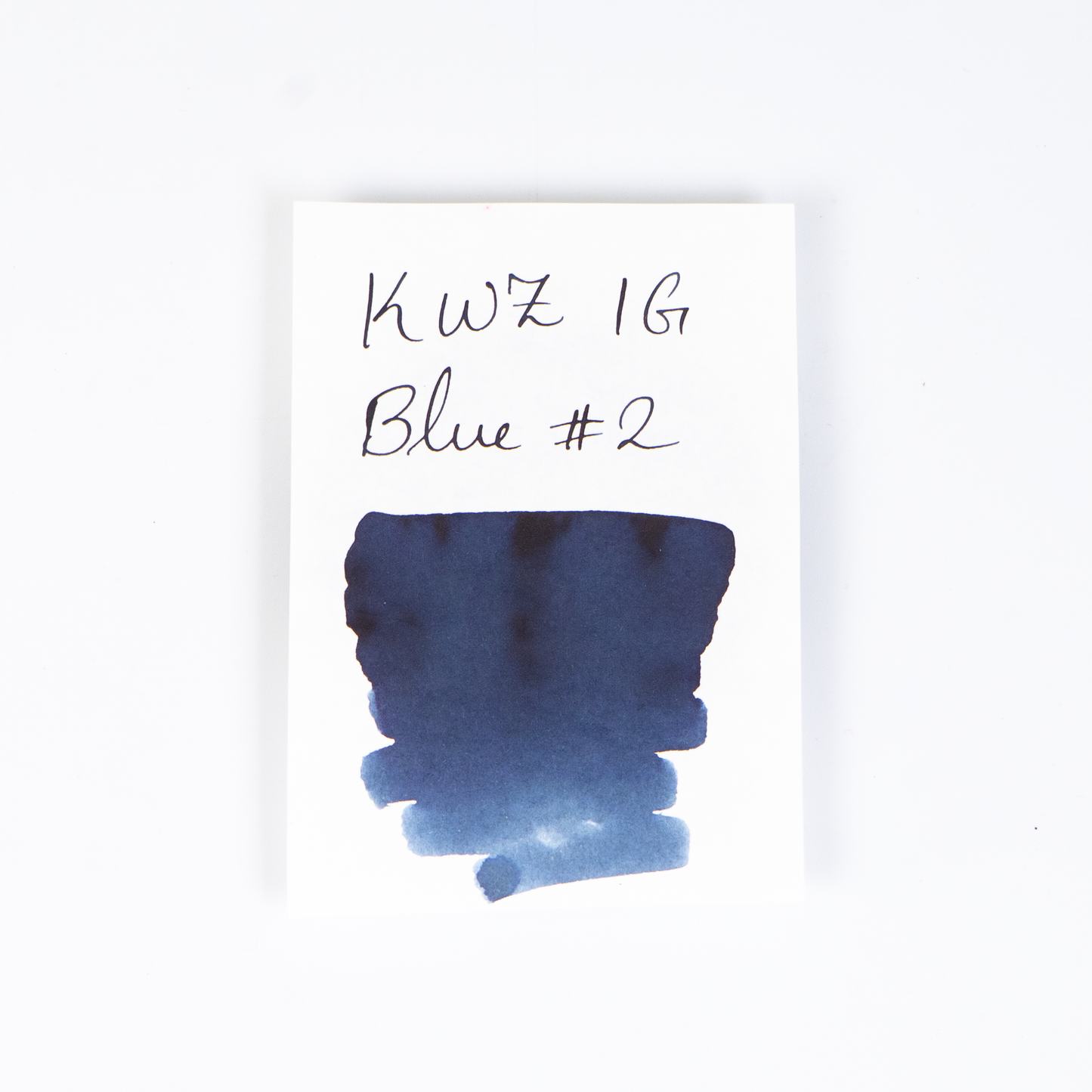 KWZ Blue #2 (60ml) Bottled Ink - Iron Gall