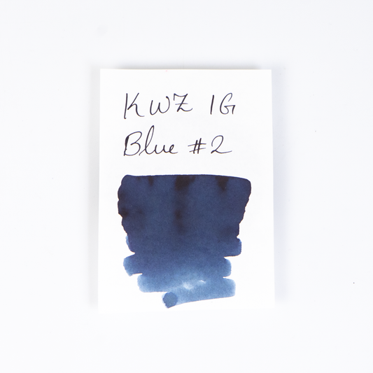 KWZ Blue #2 (60ml) Bottled Ink - Iron Gall