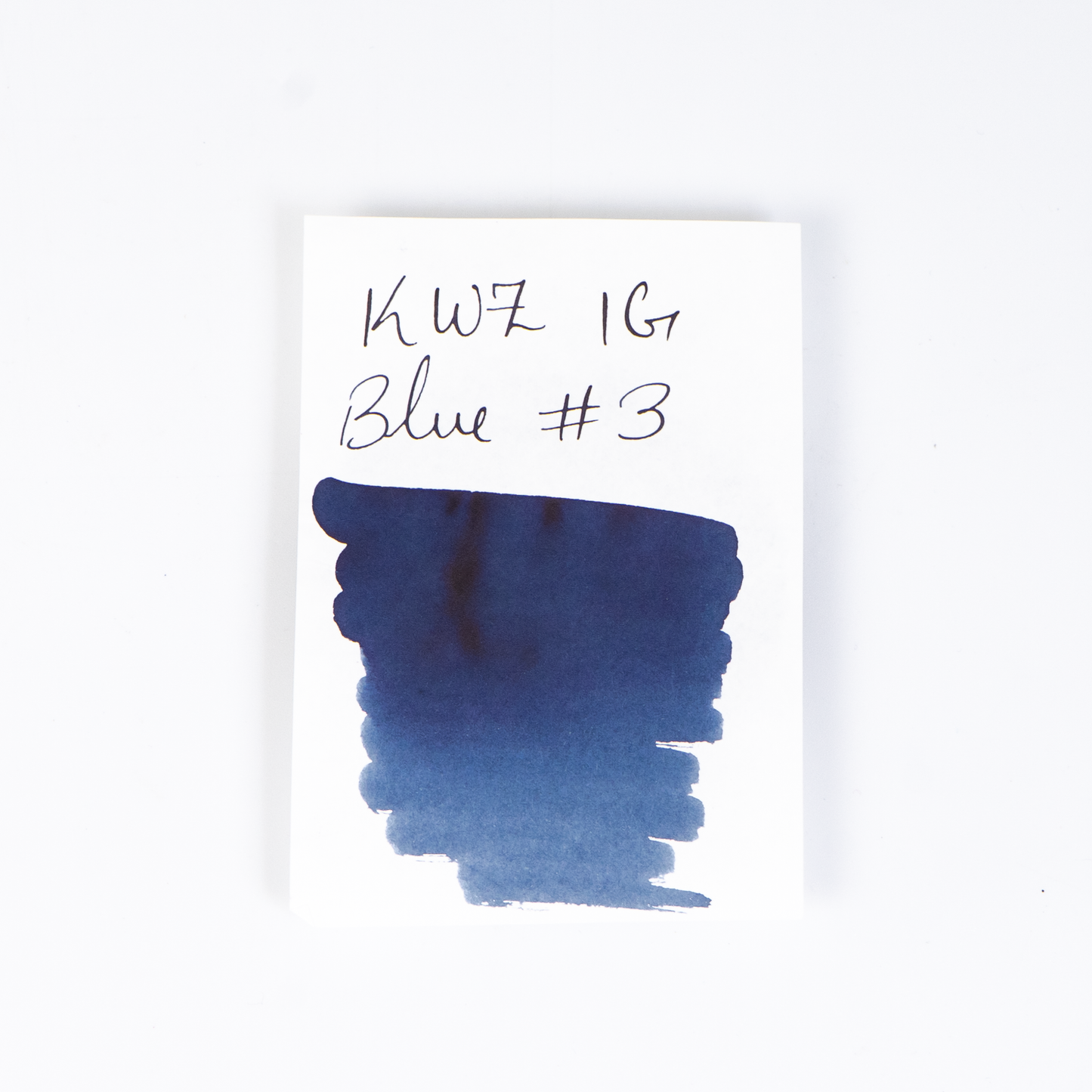 KWZ Blue #3 (60ml) Bottled Ink - Iron Gall