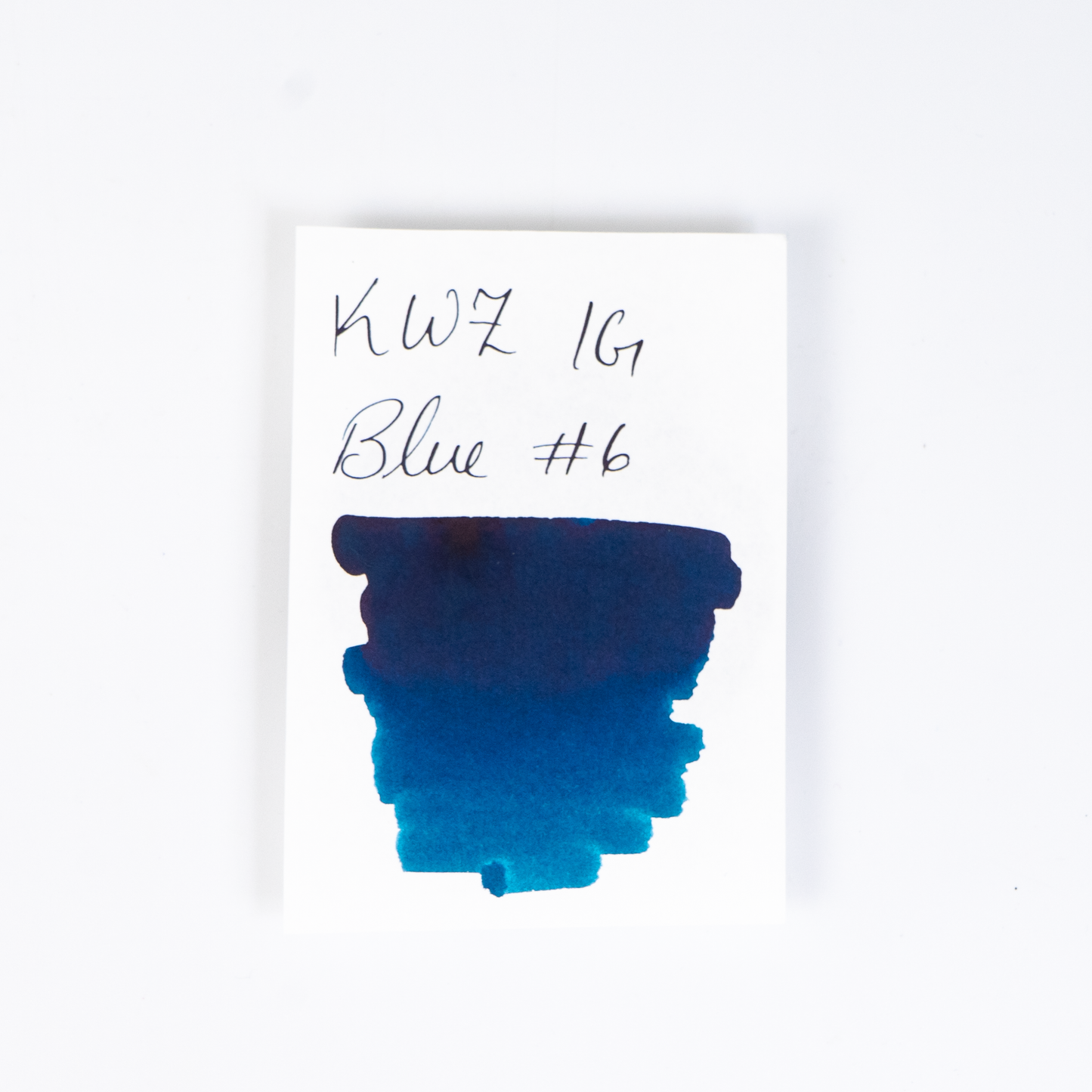 KWZ Blue #6 (60ml) Bottled Ink - Iron Gall