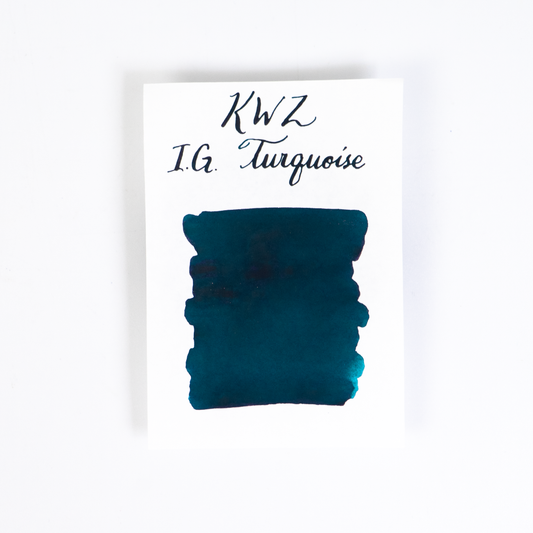 KWZ Turquoise (60ml) Bottled Ink - Iron Gall
